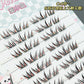 Fox Eye Colored False Eyelashes, Vibrant Manga Lashes for Cos & Camera Shoot, Holographic Style