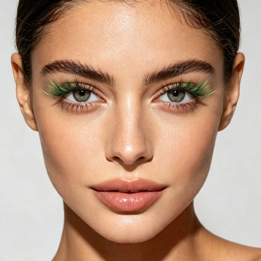 5 Pairs Multicolor Long Volume Eye Lashes for Cosplay, Halloween & Party Makeup