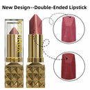 4-Piece Glitter Metallic Two-Tone Matte Pearlescent Lipstick Set