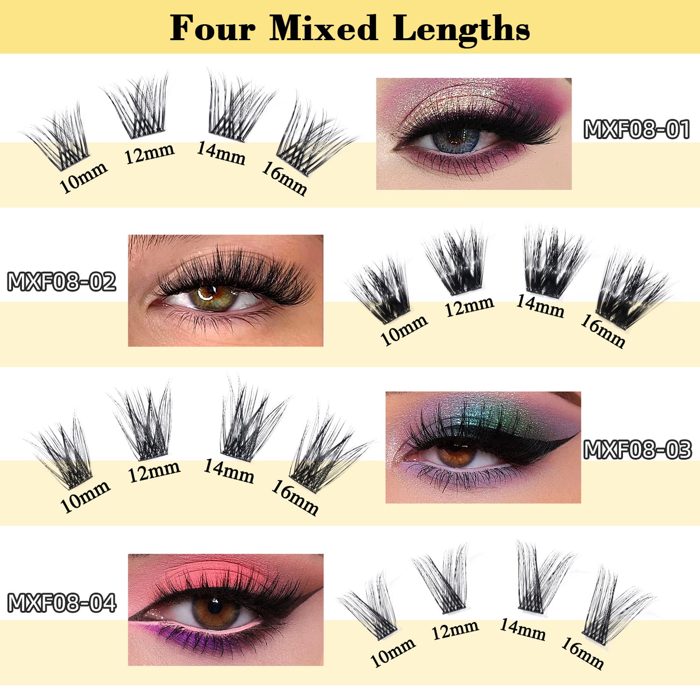 Queen Volume |      100 Individual Lashes