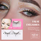 7D Magnetic False Eyelashes with Black Heart Charms