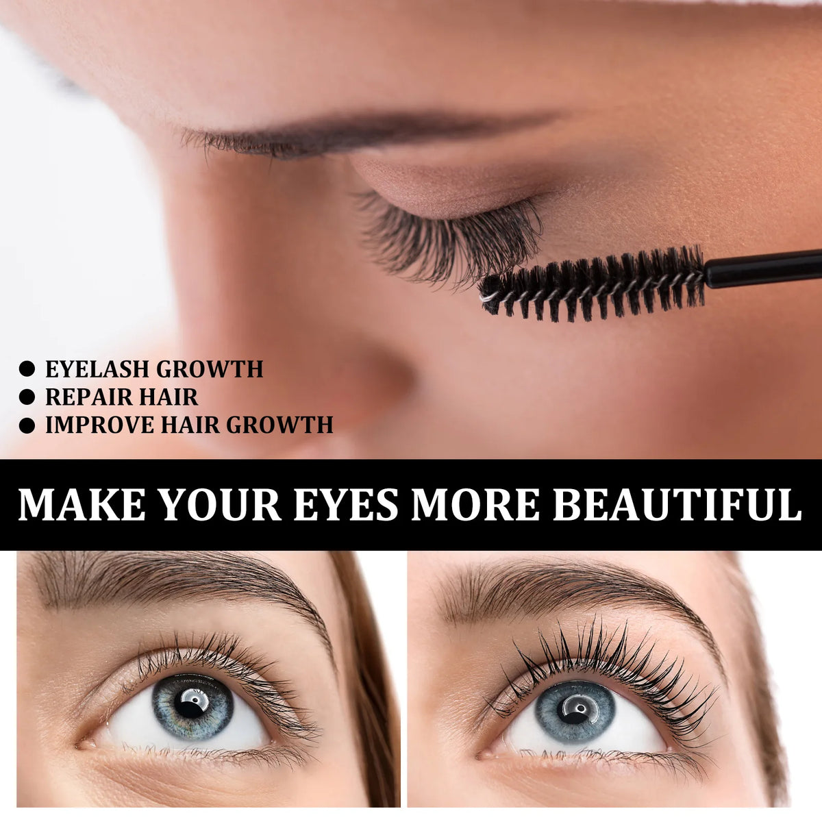 Oil Eyelash and Eyebrow Growth Serum