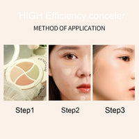 Four-Color Moisturizing Concealer and Contouring Palette