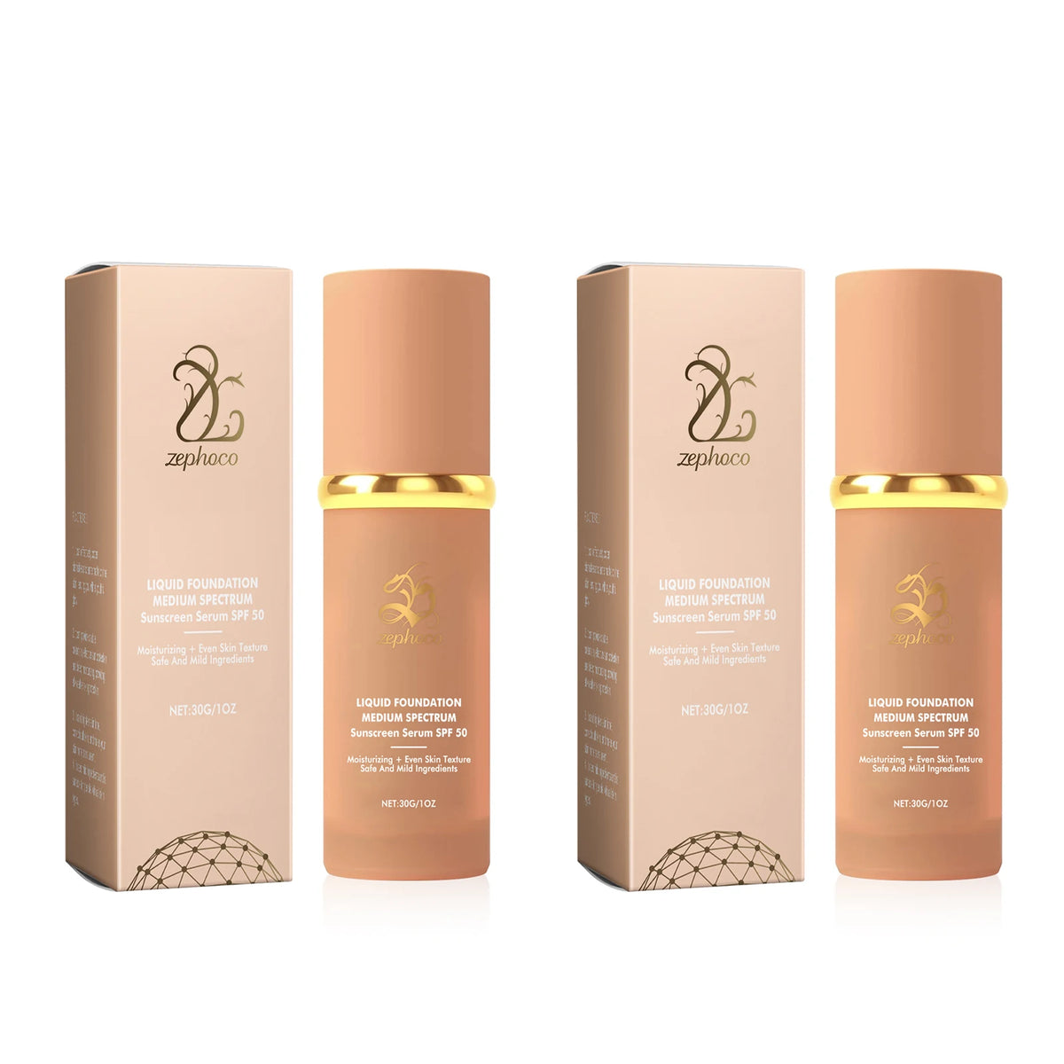 Magic Color Changing Liquid Foundation SPF 50+ Full Coverage Concealer