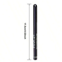 3-Piece Waterproof Long-Lasting Black Eyeliner Pencil Set