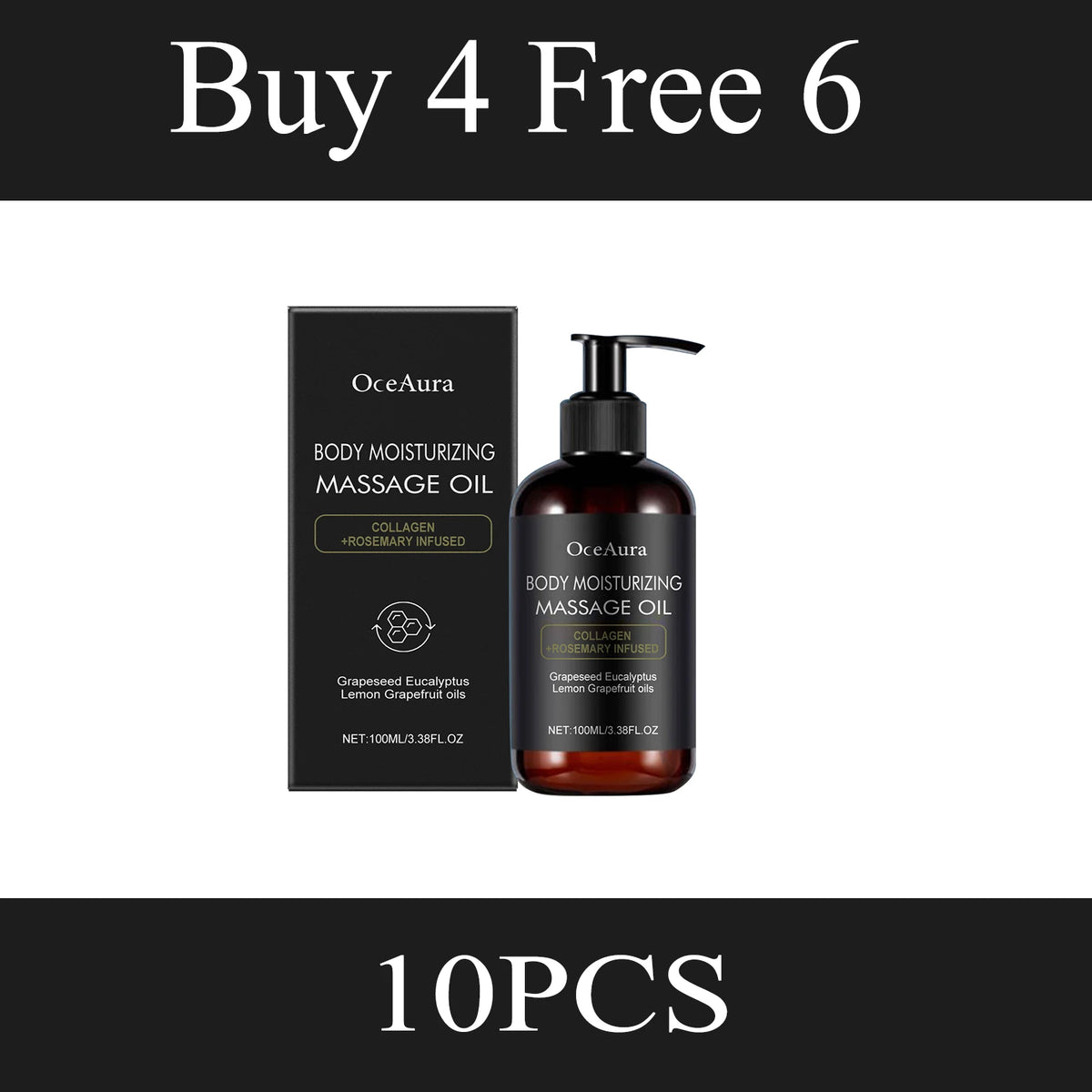 100ml Lightweight Moisturizing Body Massage Oil