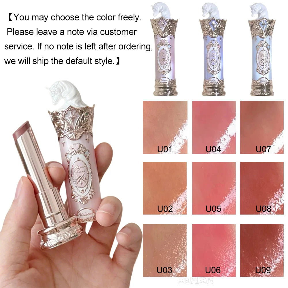 Knight Unicorn Makeup Set with Eyeshadow, Blush, Lipstick and Loose Powder