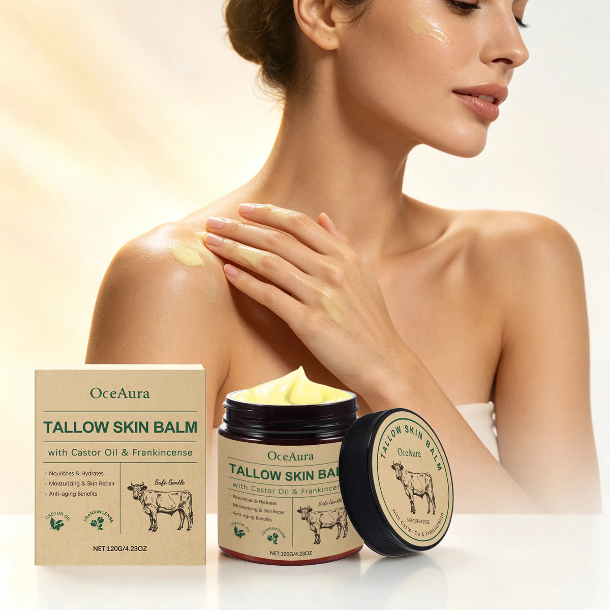 120g Deep Moisturizing and Nourishing Body Tallow Balm