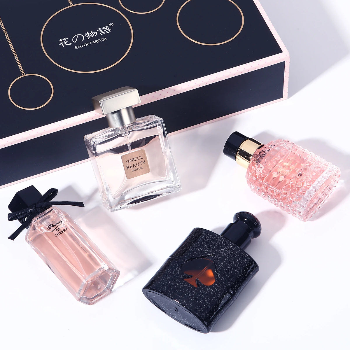 FloralVerse 4-in-1 Floral Fragrance Perfume Gift Box
