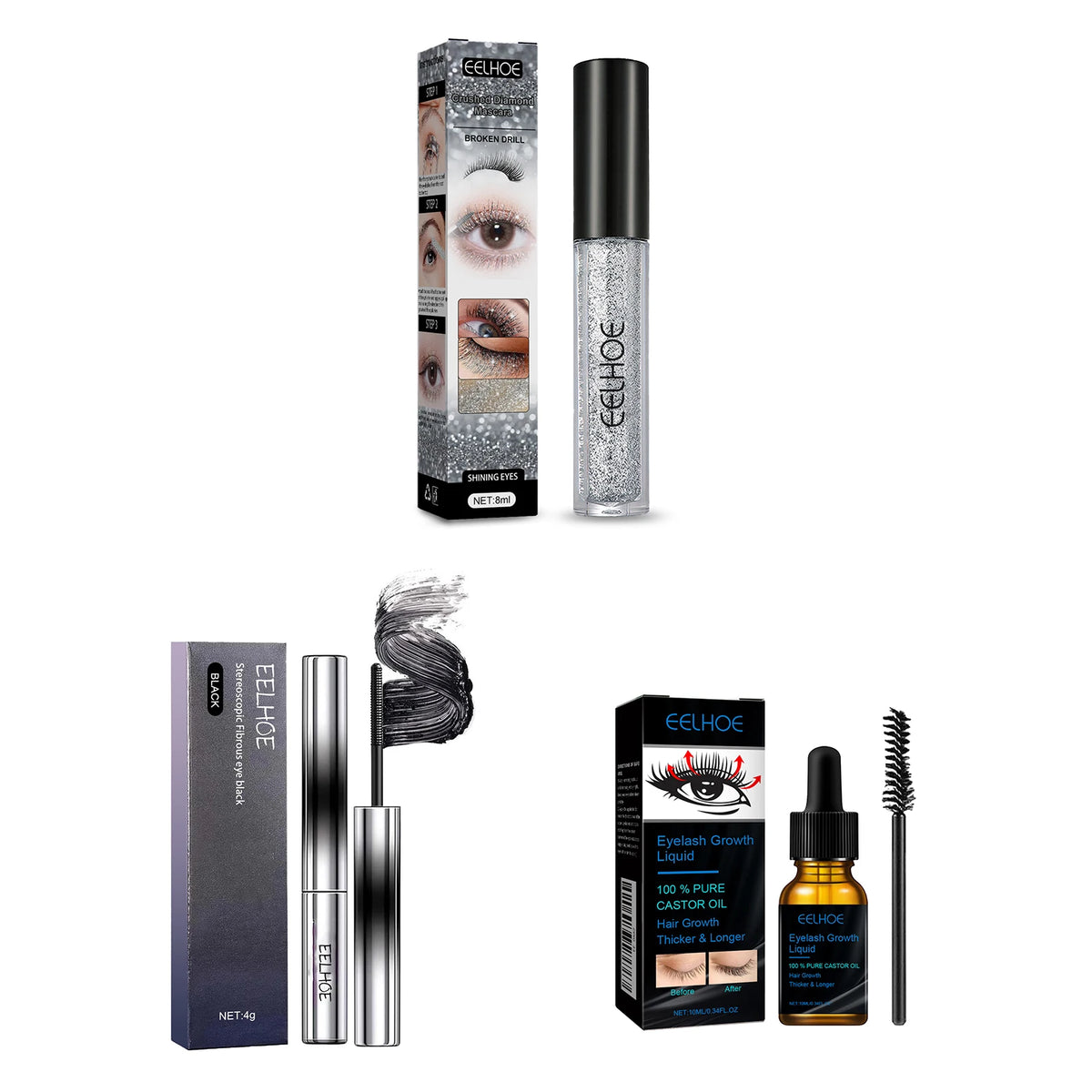 Oil Eyelash and Eyebrow Growth Serum
