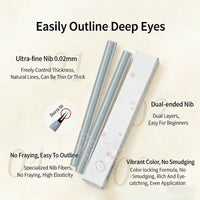 Double-Claw Waterproof Liquid Lower Eyelash Eyeliner Pen