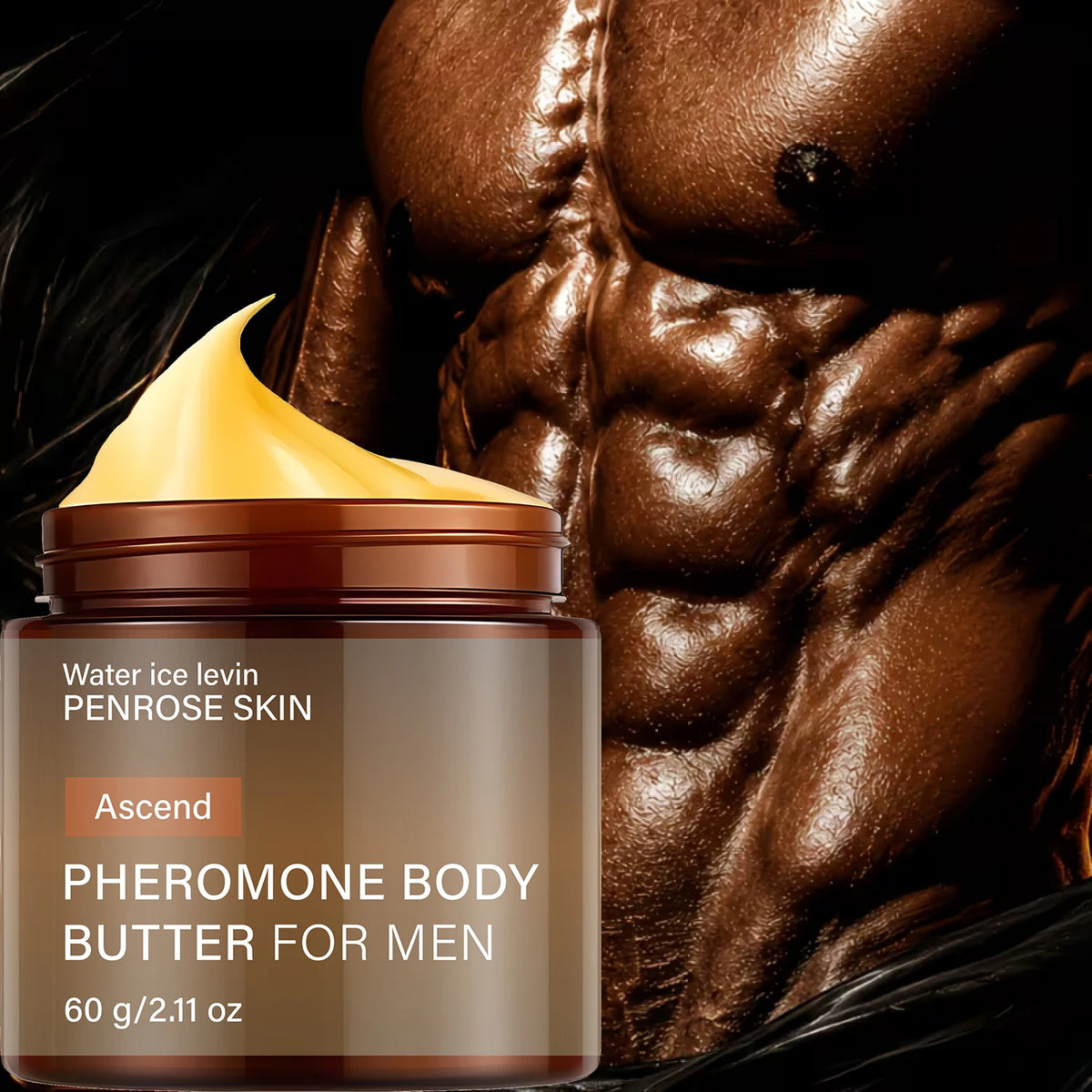 Water Ice Levin Men's Fragranced Body Butter Moisturizing Cream 60g