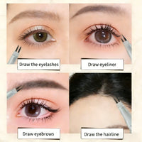 Double-Claw Waterproof Liquid Lower Eyelash Eyeliner Pen