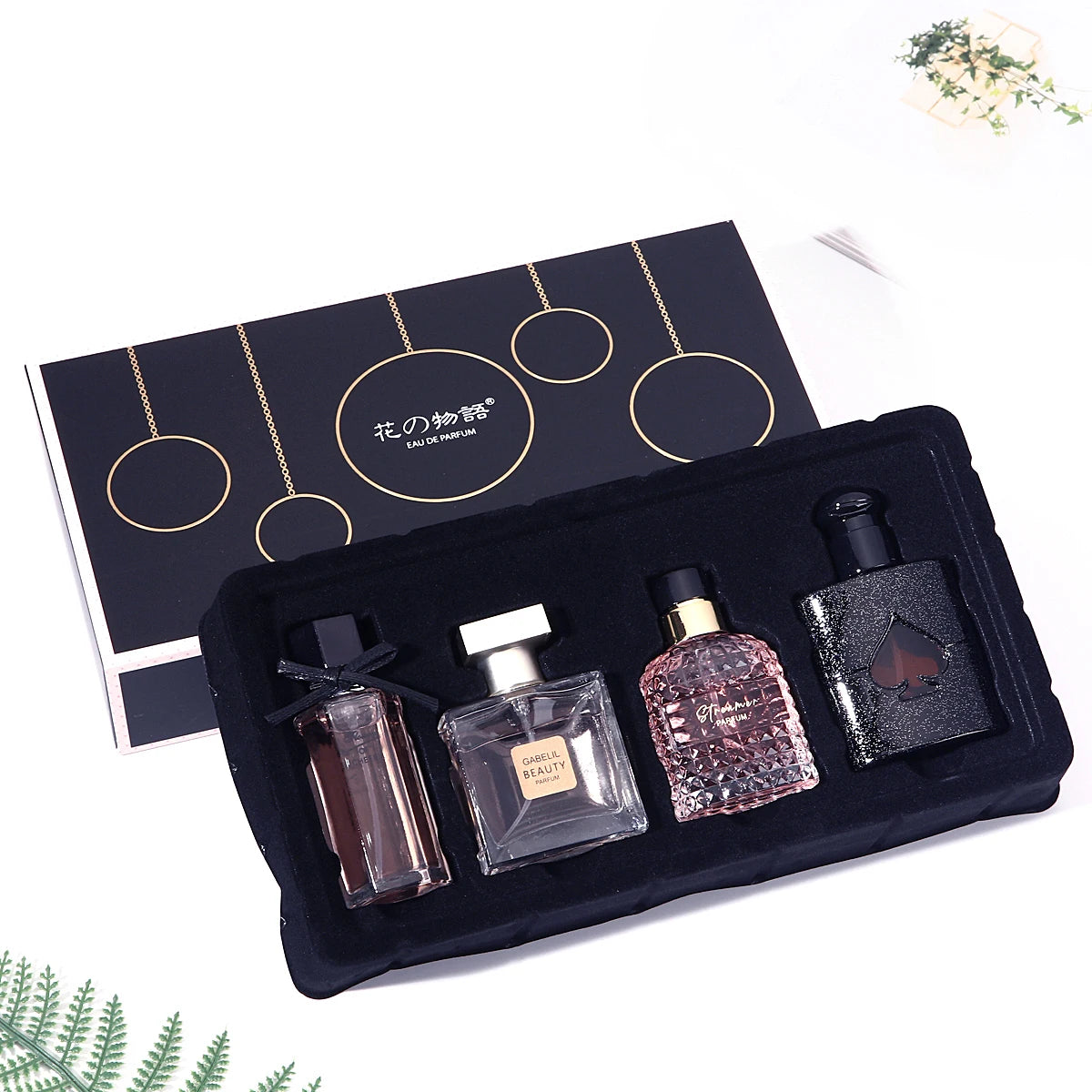 FloralVerse 4-in-1 Floral Fragrance Perfume Gift Box