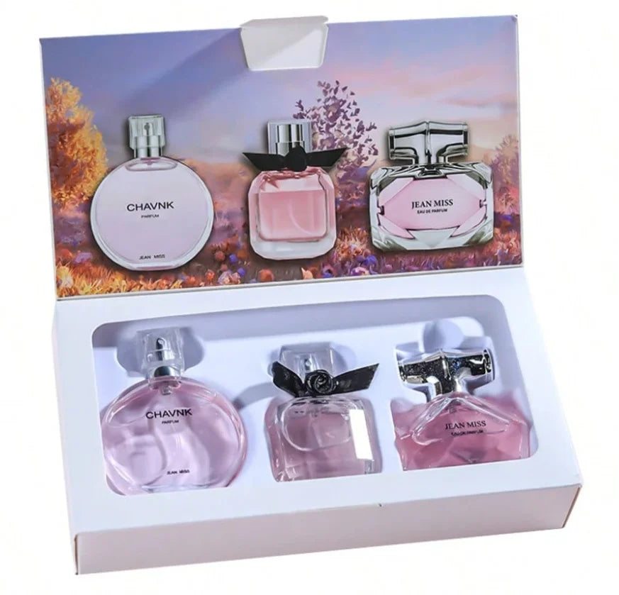 FloralVerse 4-in-1 Floral Fragrance Perfume Gift Box