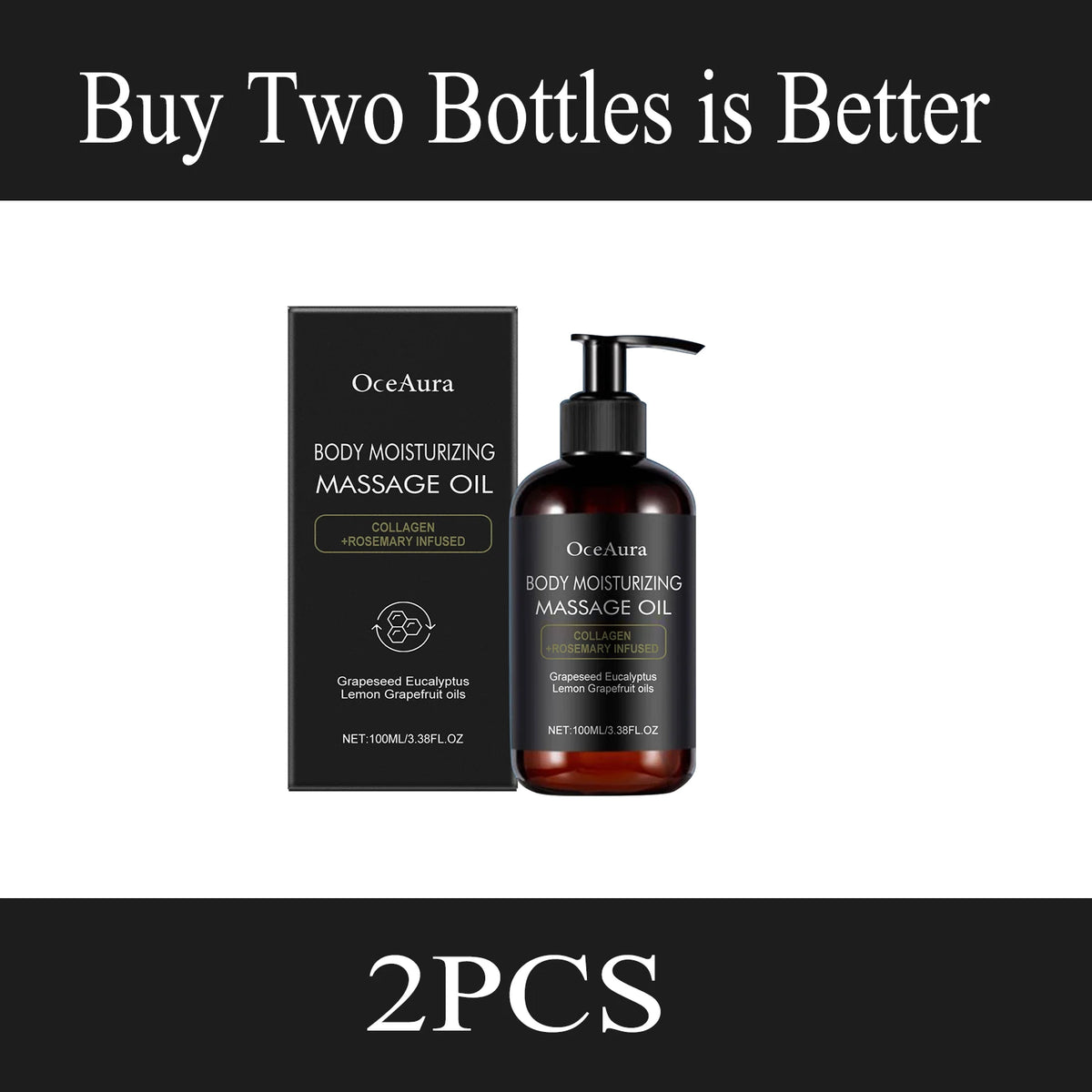 100ml Lightweight Moisturizing Body Massage Oil