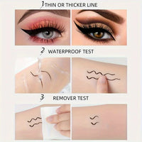 Waterproof and Smudge-Proof Black Eyeliner Pencil