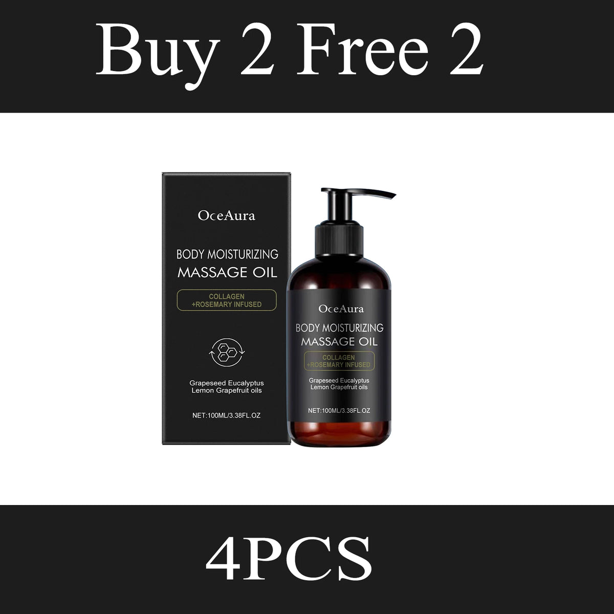 100ml Lightweight Moisturizing Body Massage Oil