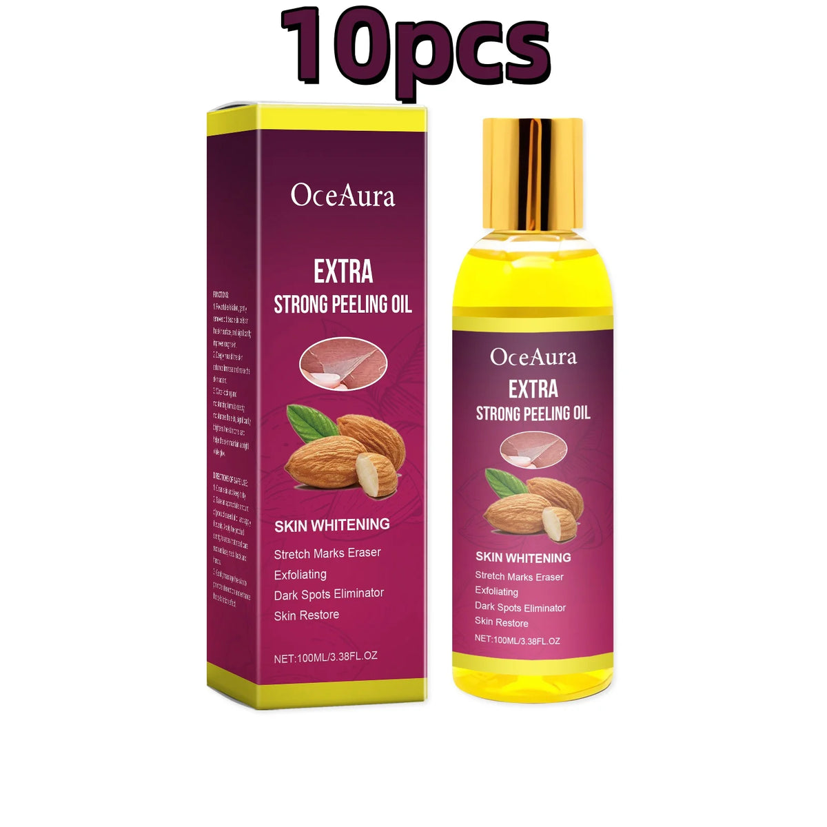 100ml Yellow Peeling Oil for Body Exfoliating and Brightening