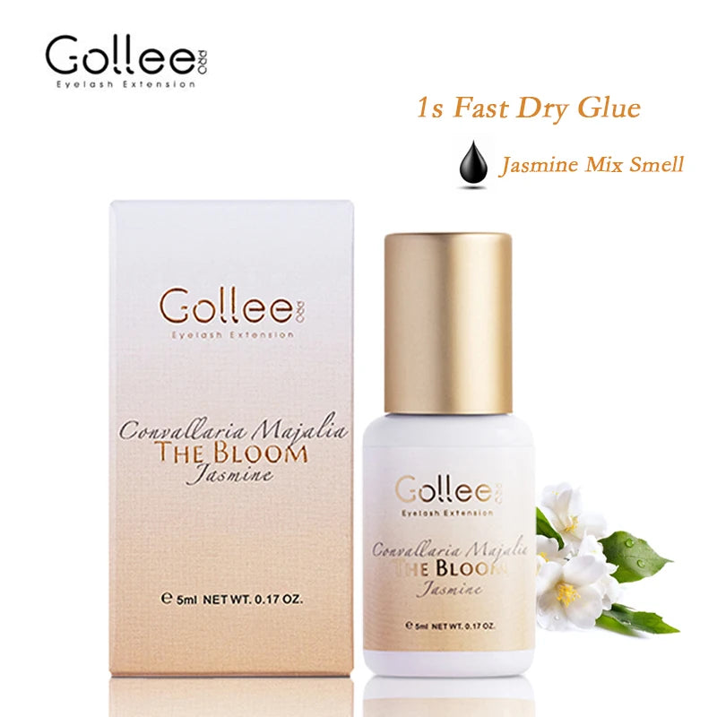 Gollee 0.5s Fast Dry Eyelash Extension Glue 6-8 Weeks Long Lasting Adhesive