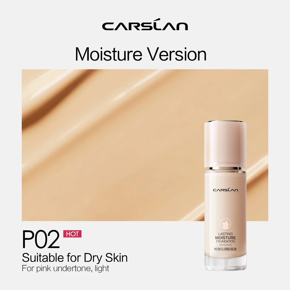 Long-lasting Moisture Matte Full Coverage Liquid Foundation