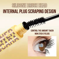 Waterproof Slim Volume Mascara - Long-Lasting Black Curls