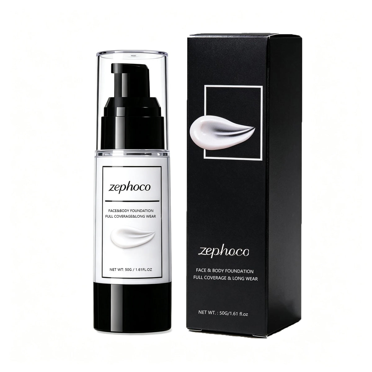 50g Full Coverage Matte Face & Body Foundation Liquid