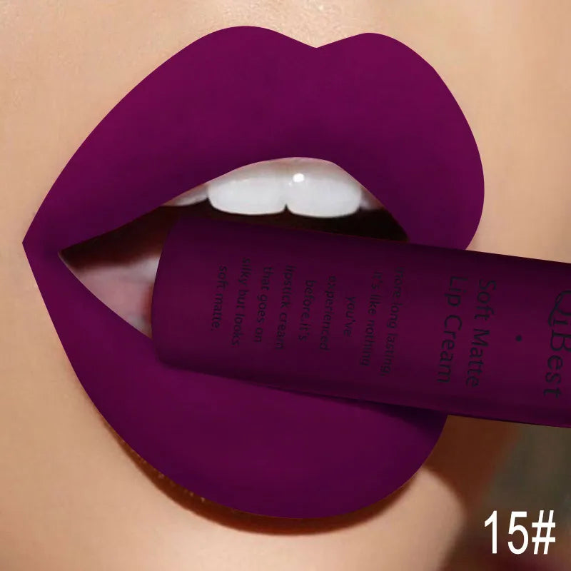 30 Colors Matte Liquid Lipstick Waterproof Long-lasting Lip Tint
