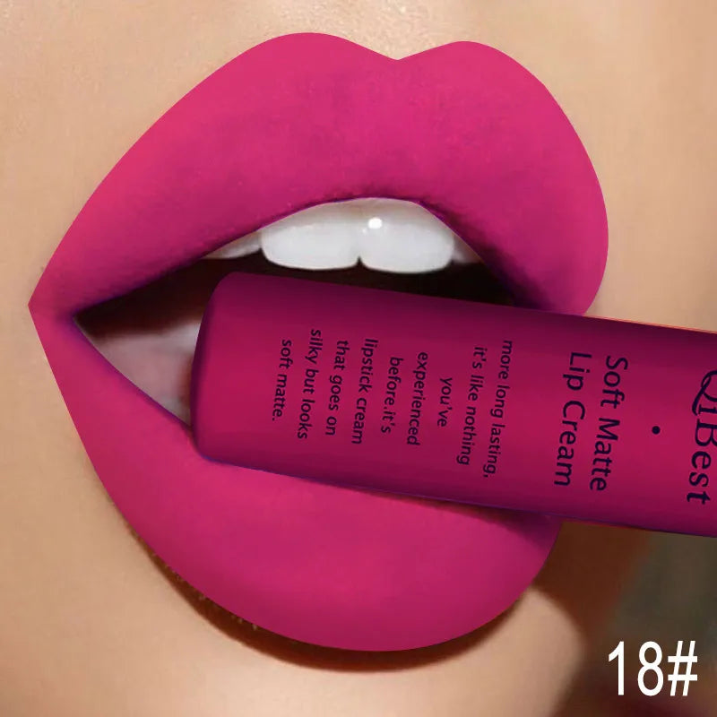 30 Colors Matte Liquid Lipstick Waterproof Long-lasting Lip Tint