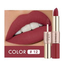O.TWO.O 2-in-1 Waterproof Matte Lipstick and Lip Gloss