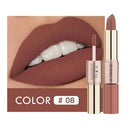 O.TWO.O 2-in-1 Waterproof Matte Lipstick and Lip Gloss