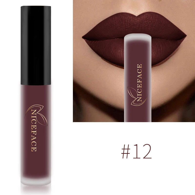NICEFACE Waterproof Long Lasting Matte Liquid Lipstick
