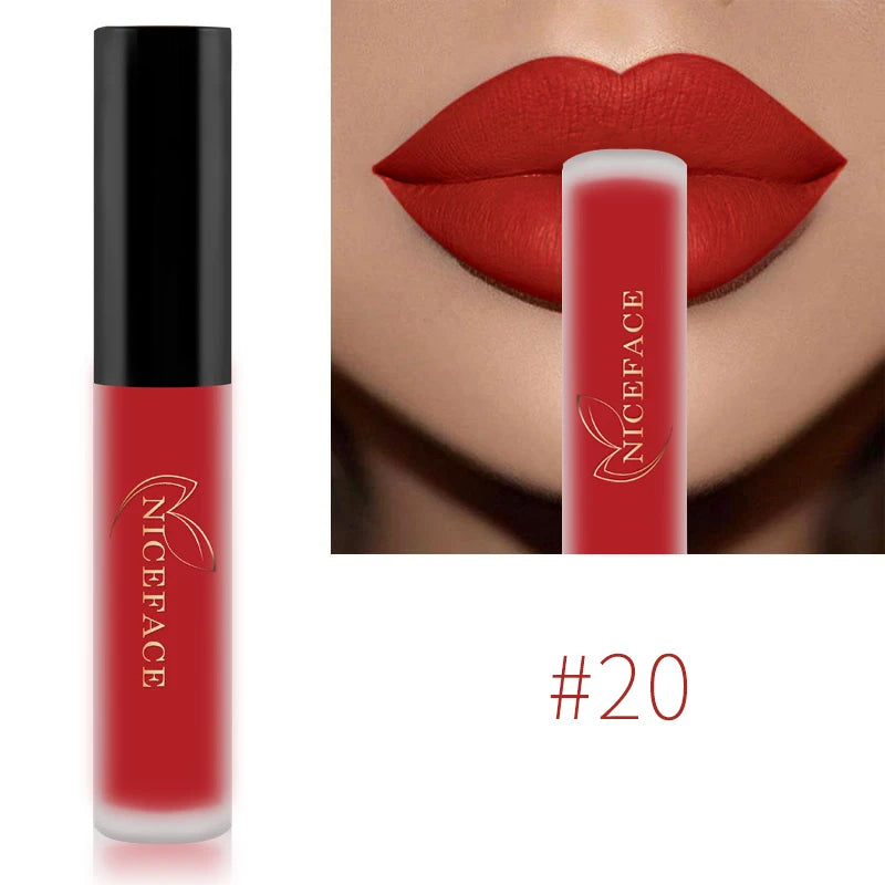 NICEFACE Waterproof Long Lasting Matte Liquid Lipstick