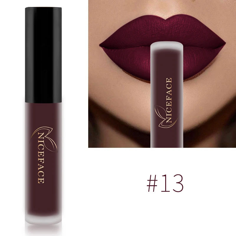 NICEFACE Waterproof Long Lasting Matte Liquid Lipstick