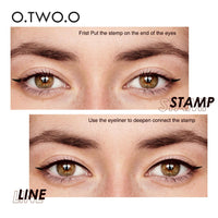 Double-ended Waterproof Eyeliner Stamp Pen