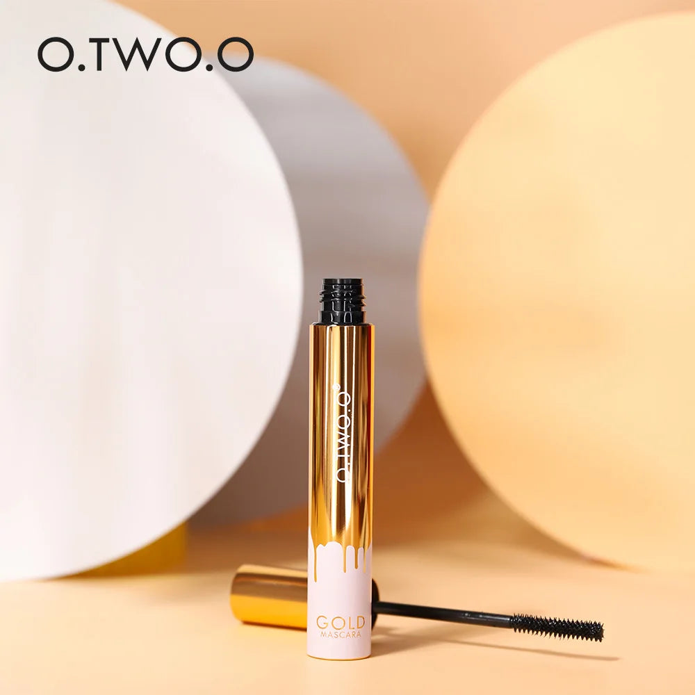 3D Lengthening Black Mascara - Long-wearing Gold Tube