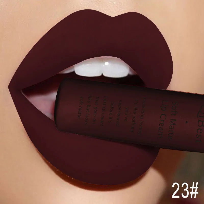 30 Colors Matte Liquid Lipstick Waterproof Long-lasting Lip Tint