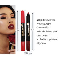 9-Color Matte Velvet Lipstick Pen - Long Lasting & Waterproof