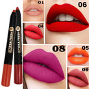 9-Color Matte Velvet Lipstick Pen - Long Lasting & Waterproof