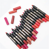 9-Color Matte Velvet Lipstick Pen - Long Lasting & Waterproof