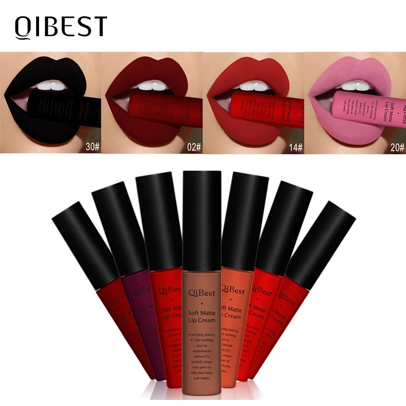 30 Colors Matte Liquid Lipstick Waterproof Long-lasting Lip Tint