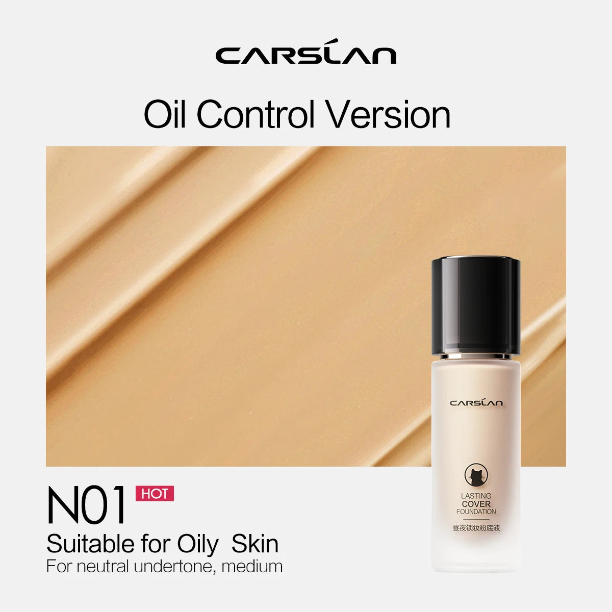 Long-lasting Moisture Matte Full Coverage Liquid Foundation