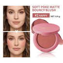 Long-lasting Lightweight Velvety Matte Bouncy Blush