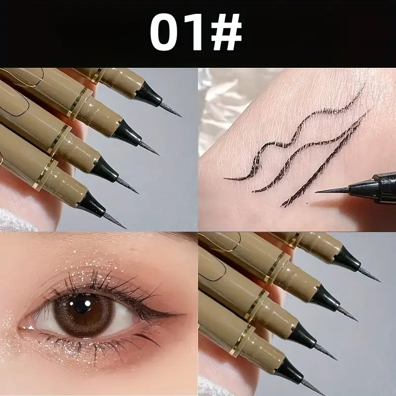 Waterproof Ultra Fine Tip Liquid Eyeliner - Long Lasting Korean Makeup