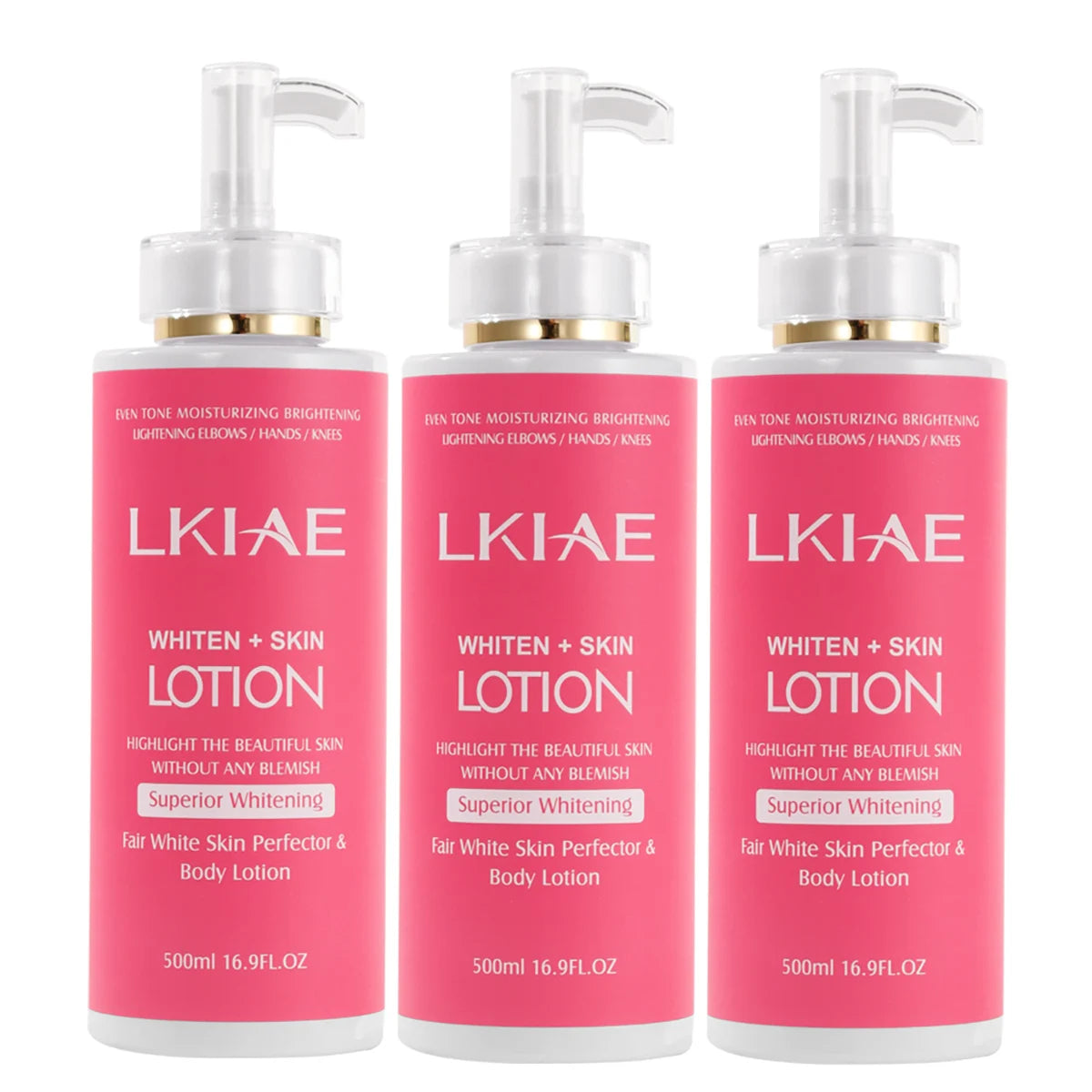 Whitening Body Lotion with Rose Oil and Vitamin C, 500ml