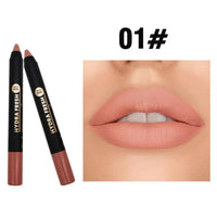 9-Color Matte Velvet Lipstick Pen - Long Lasting & Waterproof