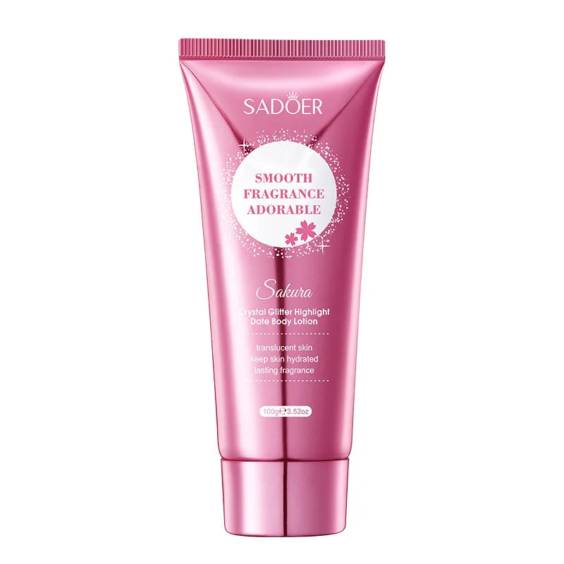 Sakura Fragrance Moisturizing Body Glitter Lotion