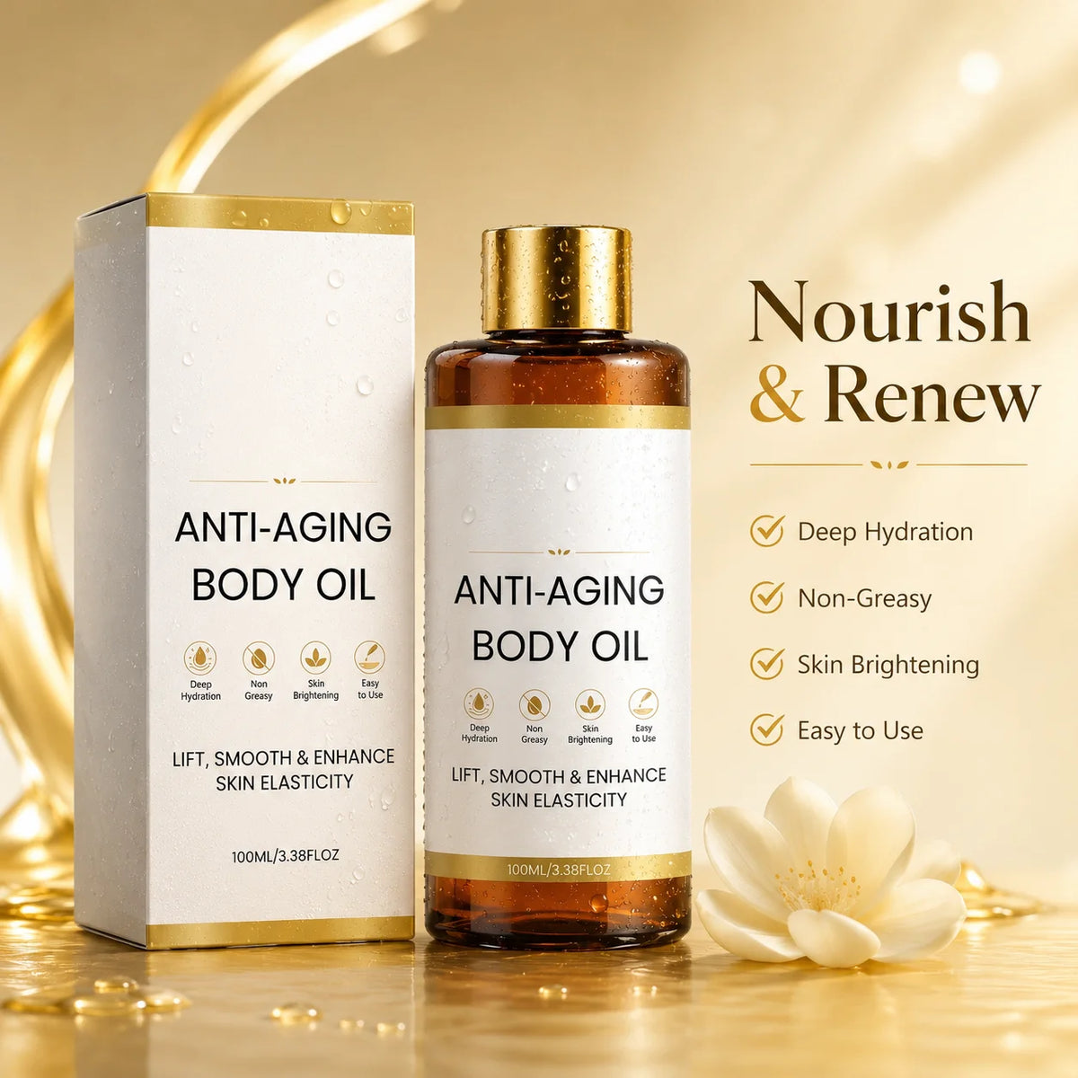 Anti-Aging Collagen & Centella Asiatica Firming Body Oil