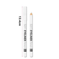 Smooth Waterproof White Eyeliner Pencil Long-Lasting Eye Brightener