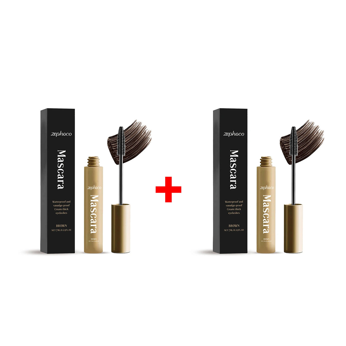 Waterproof Brown Lengthening and Curling Mascara